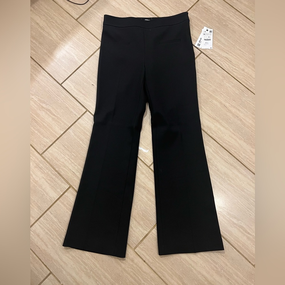 ZARA Flared leg pants.
